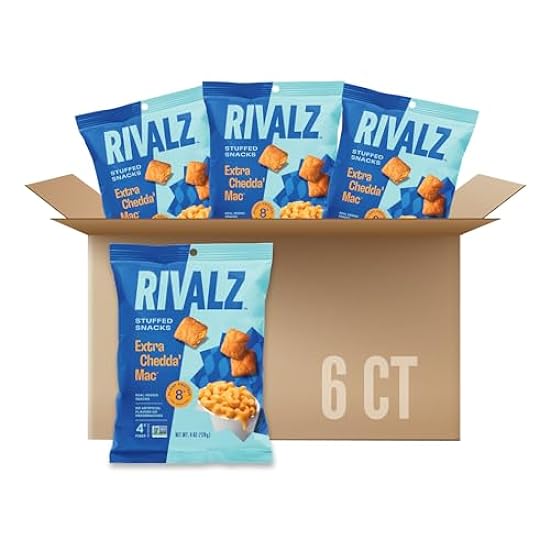 Rivalz Extra Chedda´ Mac Stuffed Snacks - Deliciou