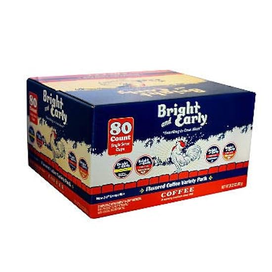 BRIGHT AND EARLY FLAVORED 80 COUNT VARIETY PACK FOR KUE