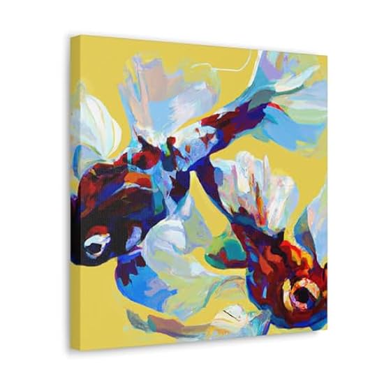 Killifish Regal Splendor - Canvas 16″ x 16″ / Premium Gallery Wraps (1.25″) 967878379