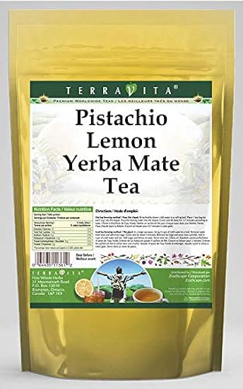 Pistachio Lemon Yerba Mate Tee (50 Teebeutel, ZIN: 5665