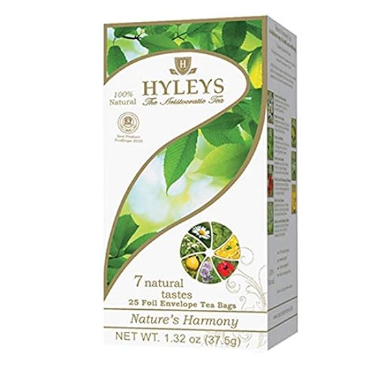 Hyleys Grün and Schwarz Tee 7 Assorted Flavors - 25 Tee Bags - 12 Pack - 300 Tee Bags total 658530077