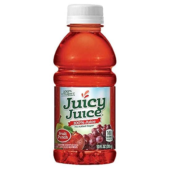 Juicy Juice 100 Percent Fruit Punch Juice, 10 Fluid Ounce Bottle -- 24 per case. 347865863