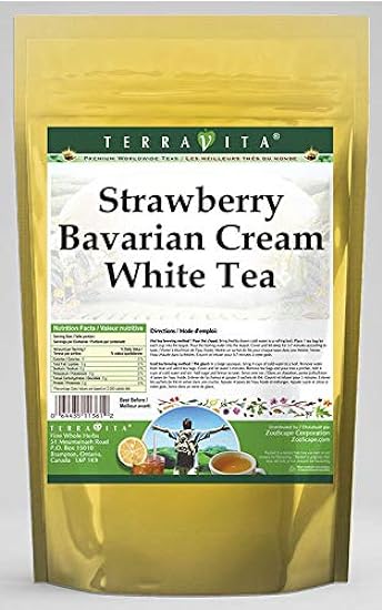 Strawberry Bavarian Cream Weiß Tee (25 Teebeutel, ZIN: 
