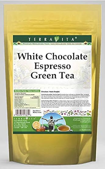 Weiß Schokolade Espresso Grün Tee (50 Teebeutel, ZIN: 5