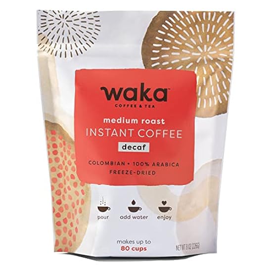 Waka Quality Instant Kaffee — Decaffeinated Medium Roas