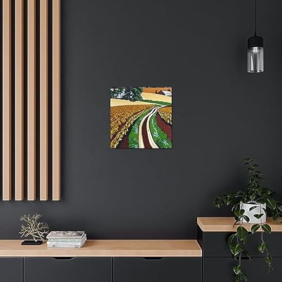 Tranquil Country Road. - Canvas 16″ x 16″ / Premium Gallery Wraps (1.25″) 324761188