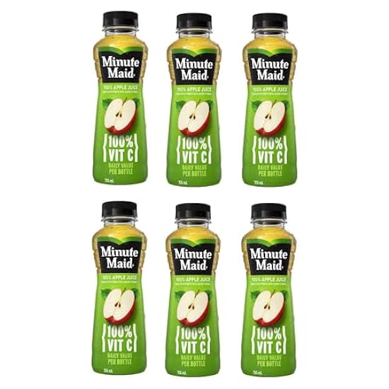 Minute Maid 100% Vitamin C Apple Fruit Juice, 355mL/12 
