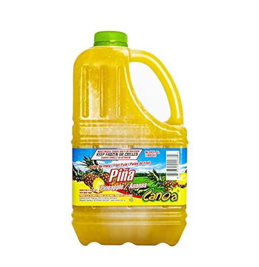 Pineapple Fruit Pulp Puree Frozen - 64 oz (Pack of 6) 886688060