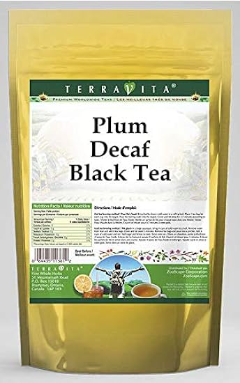 Plum Decaf Schwarz Tee (50 Teebeutel, ZIN: 531271) - 3 
