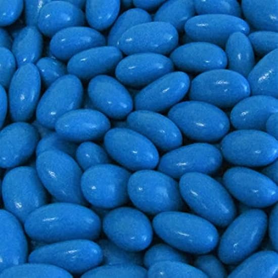 Dark Blau Jordan Almonds by Its Delish, 10 LBS Bulk | S