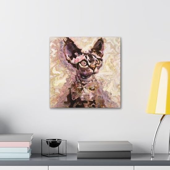 Feline Regal Splendor - Canvas 16″ x 16″ / Premium Gallery Wraps (1.25″) 19339085