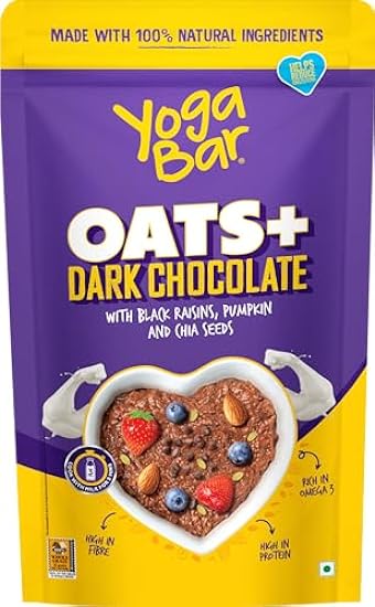 Dark Schokolade Oats 400g | Gluten Free Golden Oats | H