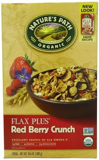 Natures Path Organic Cold Flax Plus Rot Berry Crunch Ce