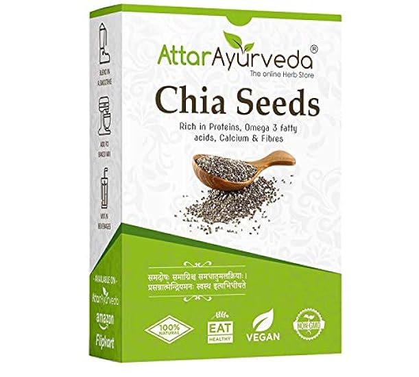Lendom Attar Ayurveda Chia Seeds for Weight Loss Omega 