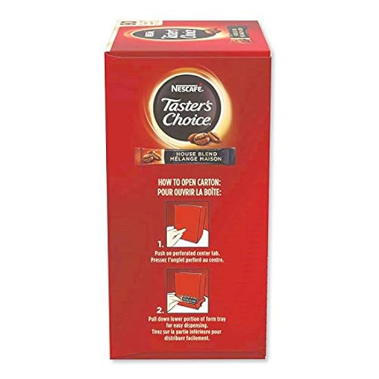 Nescaf? 15782CT Taster´s Choice Stick Pack, House Blend, .06 oz, 480/Carton 821780022