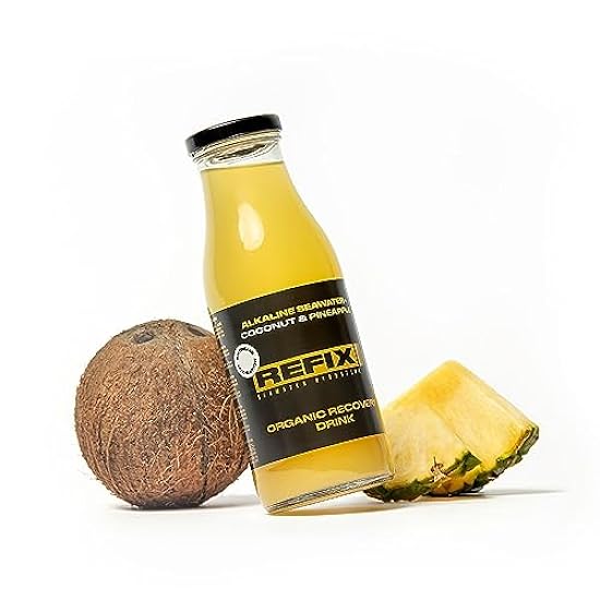 REFIX Coconut+Pineapple 12 Bottles 500ml - Organic Extreme Hydration Drink 662014248