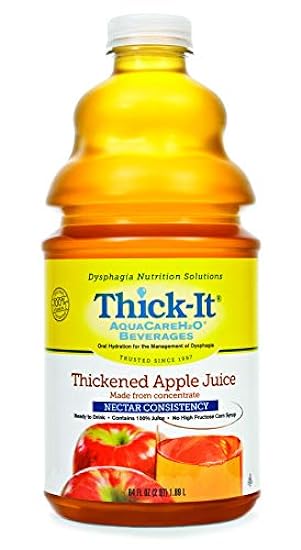 Thickened Beverage Thick-It AquaCareH2O 64 oz. Apple Re
