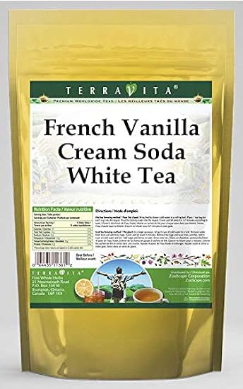 French Vanilla Cream Soda Weiß Tee (50 Teebeutel, ZIN: 