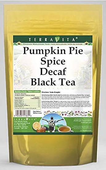 Pumpkin Pie Spice Decaf Schwarz Tee (25 Teebeutel, ZIN: