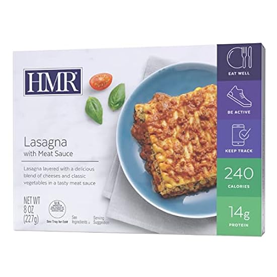 HMR Lasagna with Meat Sauce Entrée | Pre-packaged Lunch
