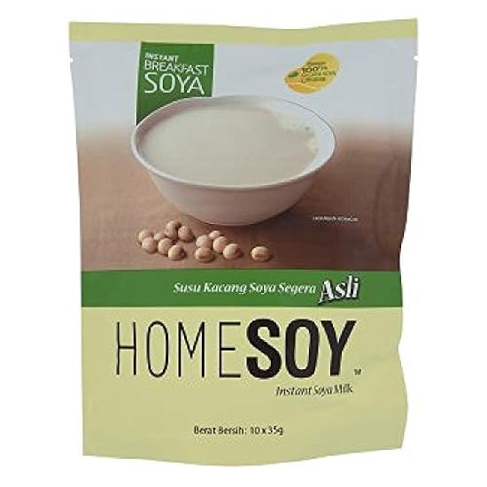 Homesoy Instant Soy Milk 330g/350g (Asli 350g, 6 Pack) 