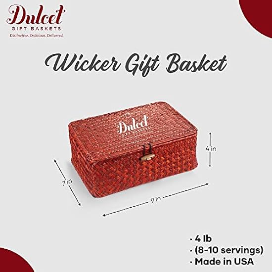Dulcet Gift Baskets Oven Fresh Baked Pastry Deluxe Gift Basket with Brownies, Cupcakes! Great Gift for Friends, Him, Her, Corporate Gifting, Holiday, Sympathy, Get Well Care Package or Birthday Gift 539617879
