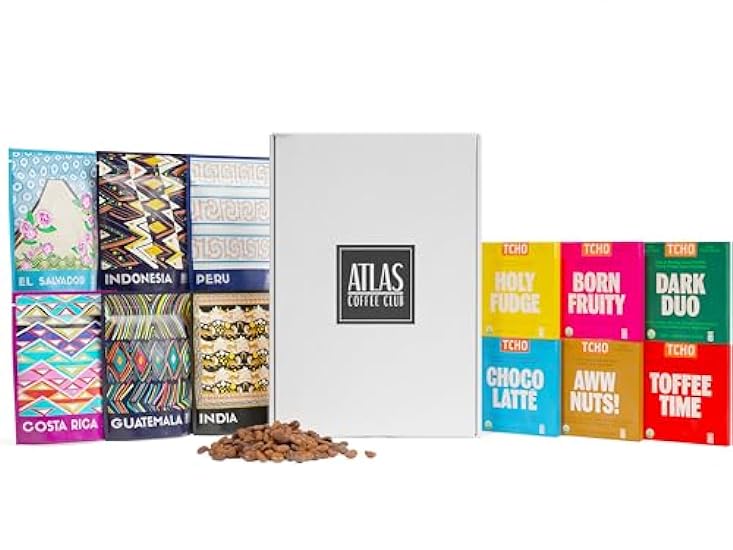 Atlas Kaffee Club x TCHO, Schokolade and Kaffee Sampler