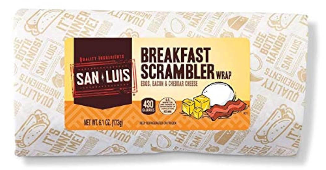 Deli Express Frühstück Scrambler Burrito, 6.1 Ounce -- 