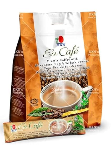 LIMITEDBONUSDEAL DXN Eucafe Premix Kaffee 20 Sticks (20