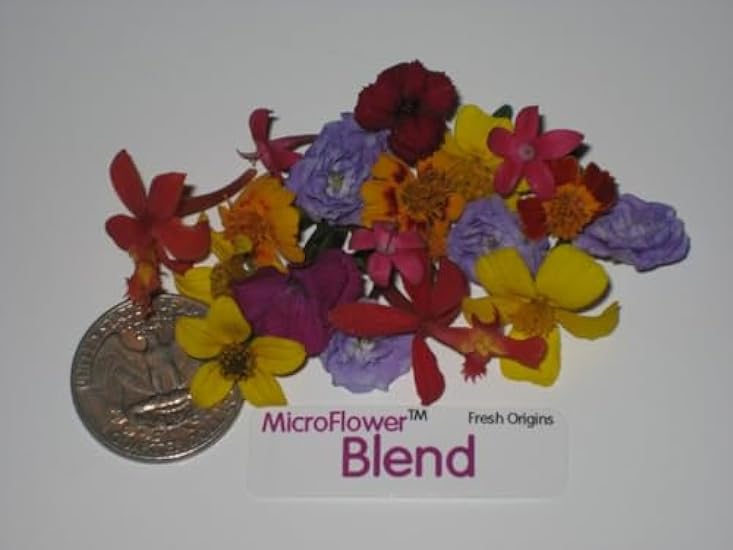 Edible Flower - Micro flowers Blend - 4 x 200 Count 374