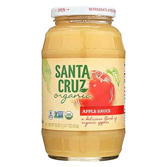 Santa Cruz Organic Apple Sauce, 23 Ounce -- 12 per case