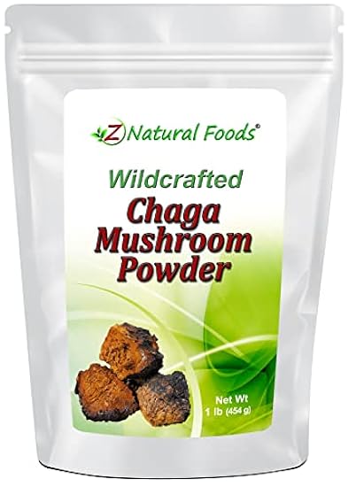 Z Natural Foods Chaga Mushroom Powder - 1 lb - Support 