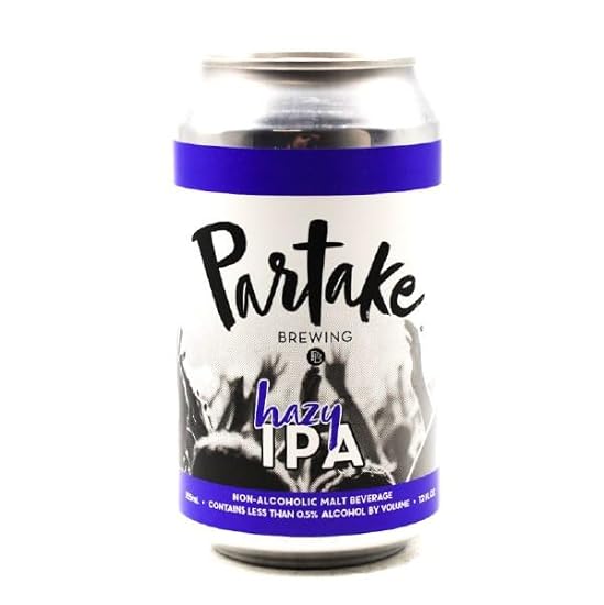 Partake HAZY IPA (Pack of 48 Cans) (2 Cases) Craft Non Alcoholic Brew 12oz Per Zero Alcohol Malt Beverage 25 Cals Per Can (Includes 48 Individual Hazy IPA 12oz Cans) 56361001