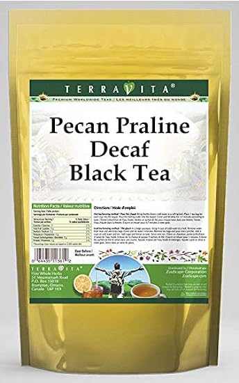 Pecan Praline Decaf Schwarz Tee (50 Teebeutel, ZIN: 534