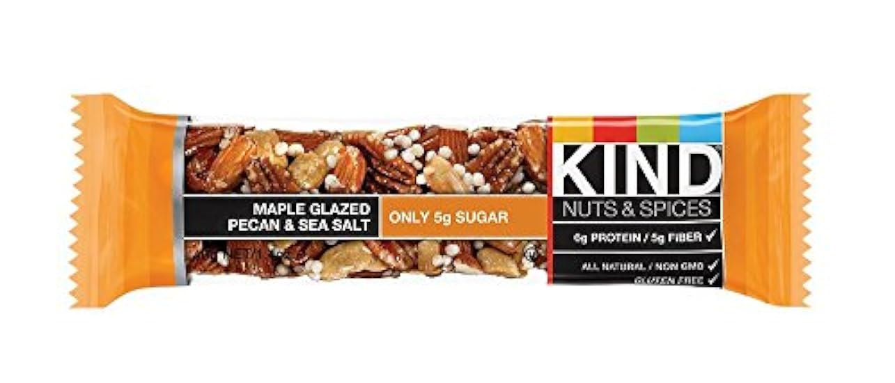 KIND Nuts & Spices qglsm Bars - Maple Glazed Pecan & Me