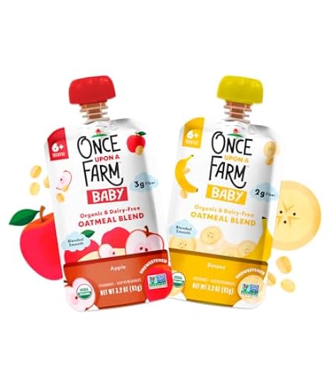 Once Upon a Farm | Baby Oatmeal | Apple Baby Oatmeal Bl
