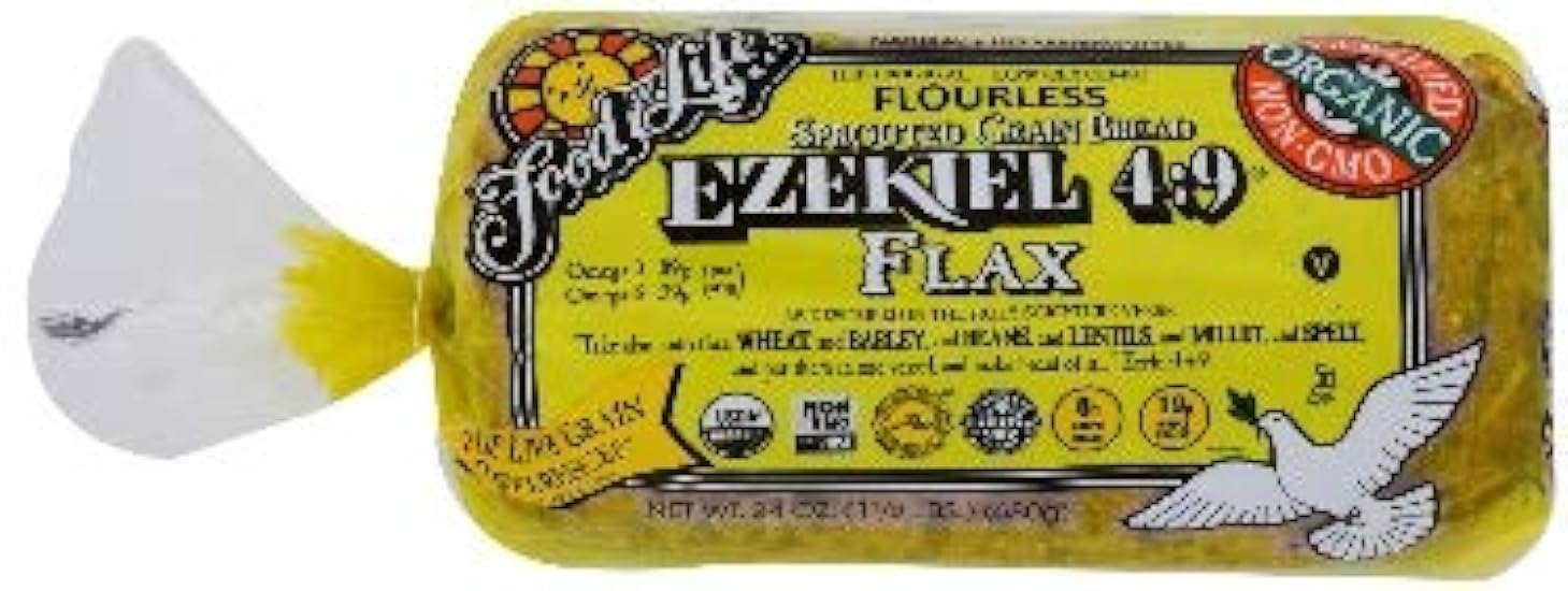 Food For Life Non-gmo Sprouted For Life Gluten Free Flax Bread, 24 Ounce (pack Of 6) 294191291