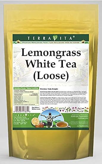 Lemongrass Weiß Tee (Loose) (8 oz, ZIN: 534822) - 3 Pac