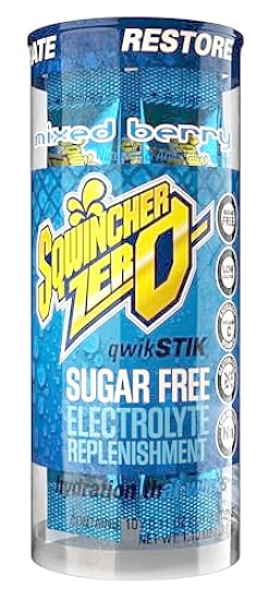 Sqwincher Zero Qwik Stik Sugar Free, Mixed Berry, .11 o