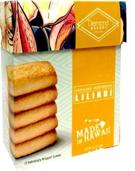 Diamond Bakery Lilikoi Hawaiian Shortbread Cookies - 4 SET 443033890