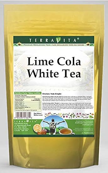 Lime Cola Weiß Tee (50 Teebeutel, ZIN: 543933) - 2 Pack