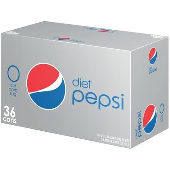 Diet Pepsi Cola - 36/12 oz. cans (2 Pack) 464855256