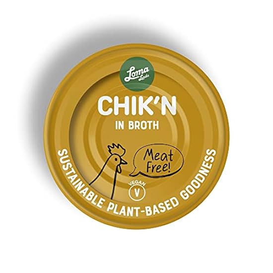 Loma Linda CHIK’N - BROTH PLANT BASED CHICKEN (5 oz) (Pack of 12) 114036967