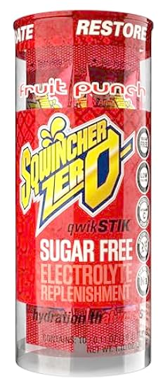 Sqwincher Zero Qwik Stik Sugar Free, Fruit Punch, .11 o