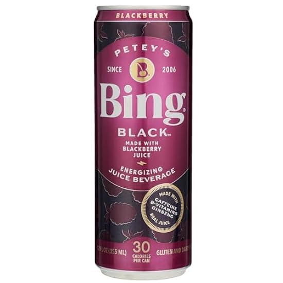 Bing Beverage Company Bing Schwarz, 40 Calories, 12 Fl 