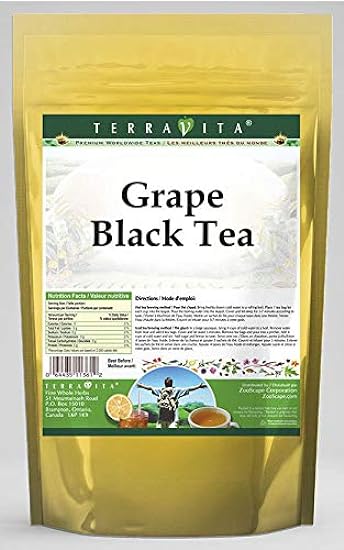 Grape Schwarz Tee (25 Teebeutel, ZIN: 540717) - 3 Pack 