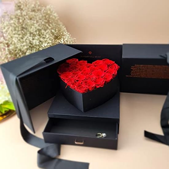 It’s4her Custom Handmade Roses in a box - Long Lasting 