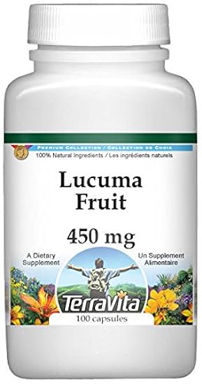 Terravita Lucuma Fruit - 450 mg (100 Capsules, ZIN: 520