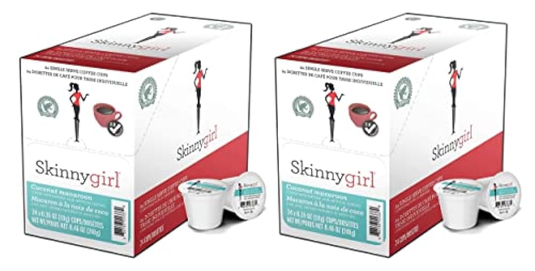 Skinnygirl Flavored Kaffee Pods, Coconut Macaroon, Medi