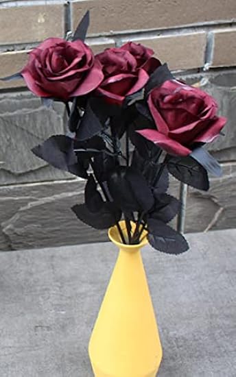 ❤ Artificial Rose Flower Fake Flower Single Artificial 